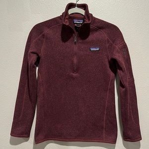 Patagonia better sweater 1/4 zip pullover sweater size: XS